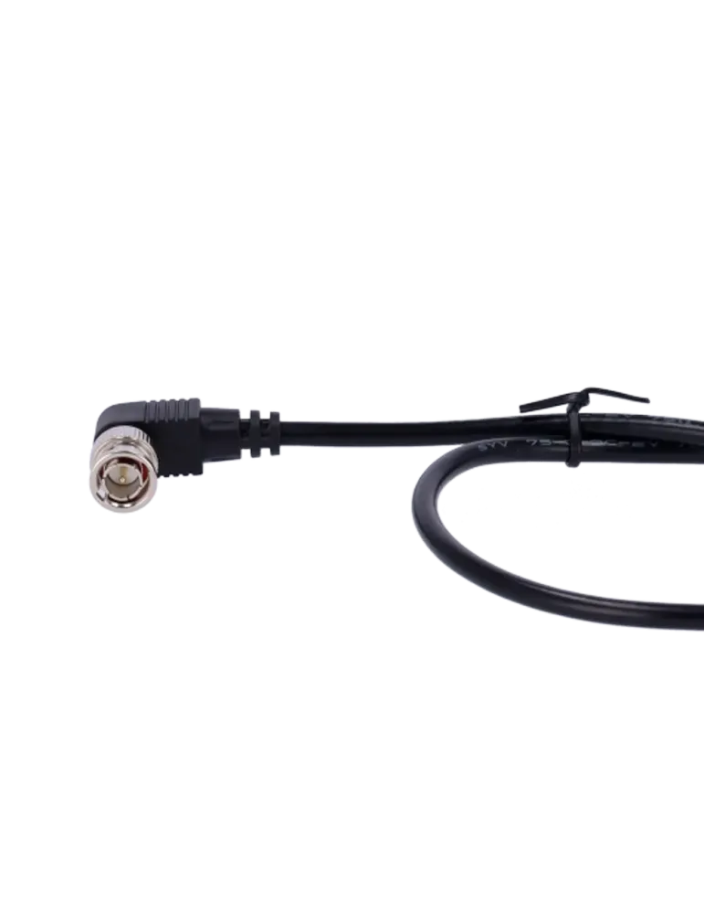 MARCA BLANCA Cable coaxial RG59 - Doble Conector macho BNC en codo - 6