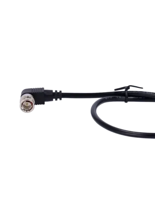 MARCA BLANCA Cable coaxial RG59 - Doble Conector macho BNC en codo - 6