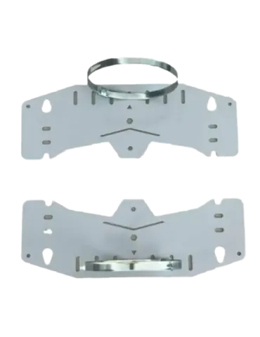 MARCA BLANCA Soporte de poste y pared - Rango diámetro 90-100 Ø - 2 pi