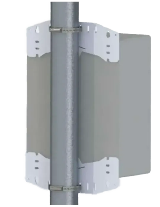 MARCA BLANCA Soporte de poste y pared - Rango diámetro 90-100 Ø - 2 pi