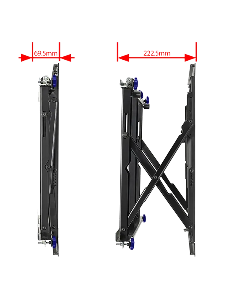B-TECH Soporte Pop-Out - Peso soportado 50 kg - VESA 600x400 mm - Dist