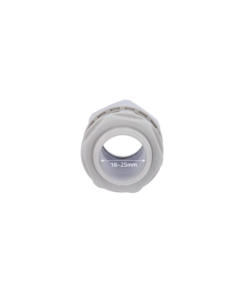 MARCA BLANCA Racor impermeable - Diámetro entre 18-25 mm - Fabricado e