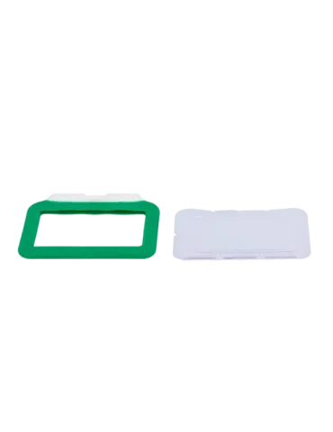 CARDCUBE Porta-tarjetas - Disposición horizontal - Láminas de plástico