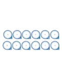 MARCA BLANCA Adhesivo para expositores modelos CamBox - 25.5x25.5 cm