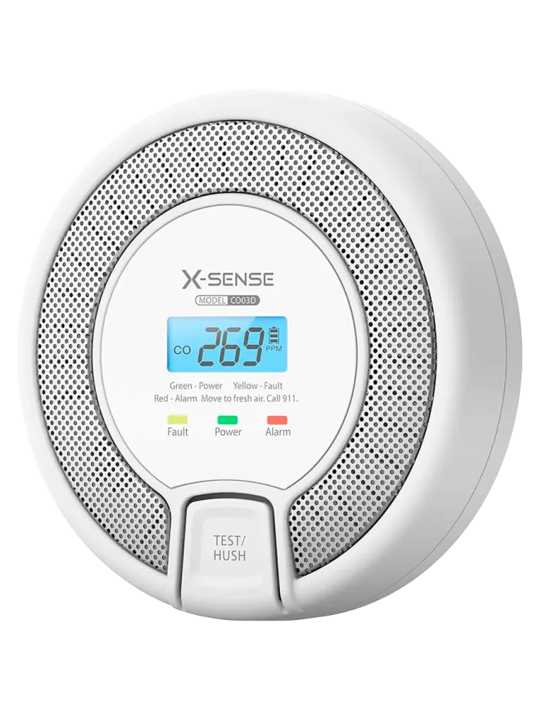 X-SENSE Detector de CO autónomo X-Sense - Permite conectar 24 detector
