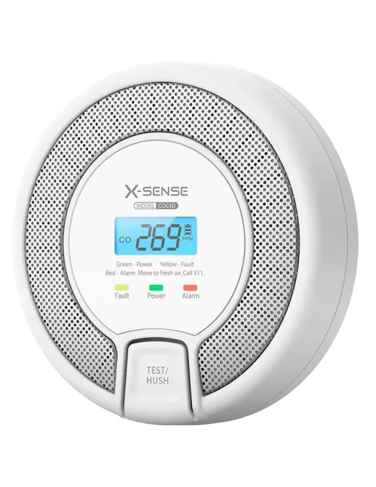 X-SENSE Detector de CO autónomo X-Sense - Permite conectar 24 detector