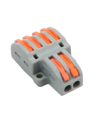 MARCA BLANCA Safire - Conector de Cable - 2 Entradas y 4 Salidas - Cal