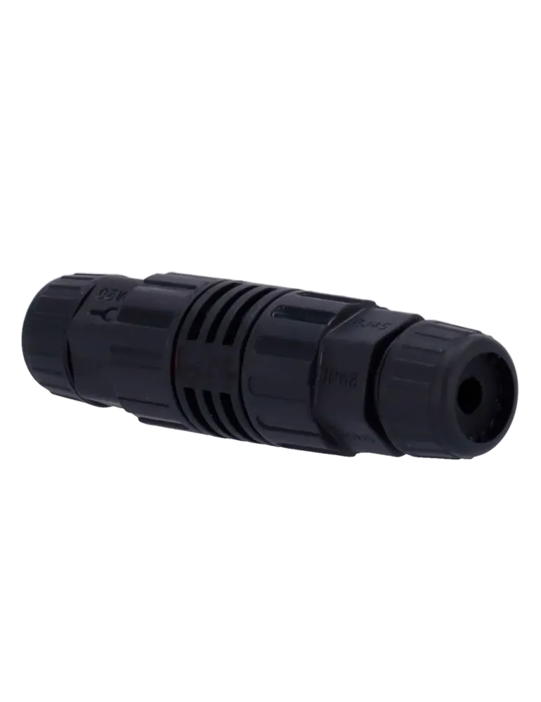 MARCA BLANCA Conector con Racor Industrial - Conector entrada RJ45 - C