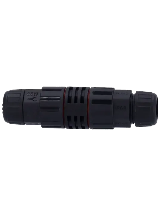 MARCA BLANCA Conector con Racor Industrial - Conector entrada RJ45 - C