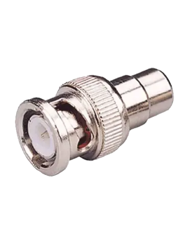 SAFIRE Conector - BNC macho - RCA hembra - 25 mm (Fo) - 10 mm (An) - 5