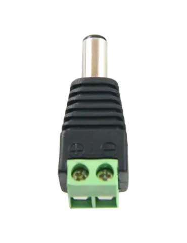 Safire - Conector DC macho - Salida +/ de 2 terminales - 38 mm (Fo) -