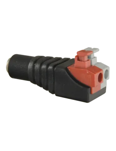 Safire - Conector DC hembra de fácil conexionado - Salida +/ de 2 term