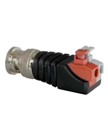 Safire - Conector BNC macho de fácil conexionado - Salida +/ de 2 term