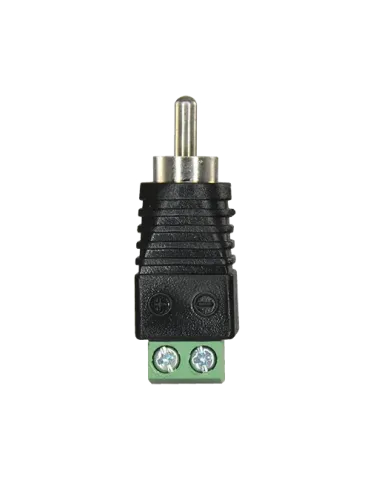 SAFIRE Conector SAFIRE - RCA macho - Salida +/ de 2 terminales - 36 mm