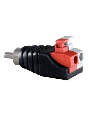 Safire - Conector RCA macho de fácil conexionado - Salida +/ de 2 term