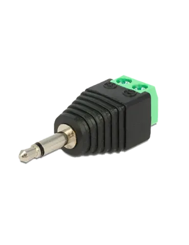SAFIRE Conector - Jack 3.5 mm Mono - Salida +/ de 2 terminales - 41 mm
