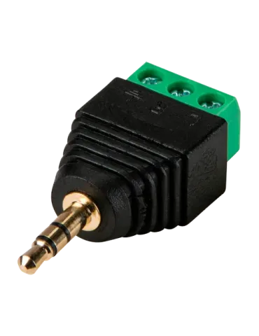 SAFIRE Conector SAFIRE - Jack 3.5 mm Estéreo - Salida +/ de 2 terminal