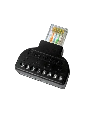 MARCA BLANCA Adaptador de RJ45 a terminal - Conector RJ45 macho - 8 te