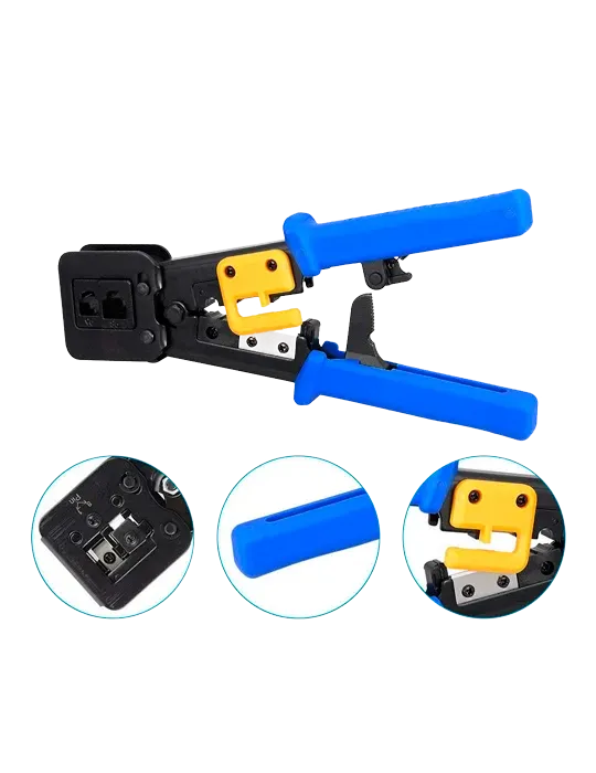 MARCA BLANCA Herramienta crimpadora para conector pasante - Modelo pro