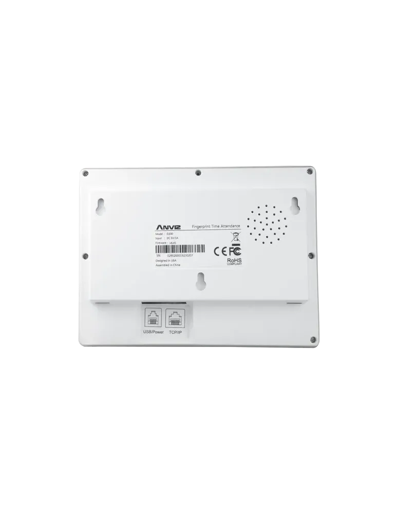 ANVIZ Control de presencia - Huella y PIN - 2.000 usuarios | 50.000 re
