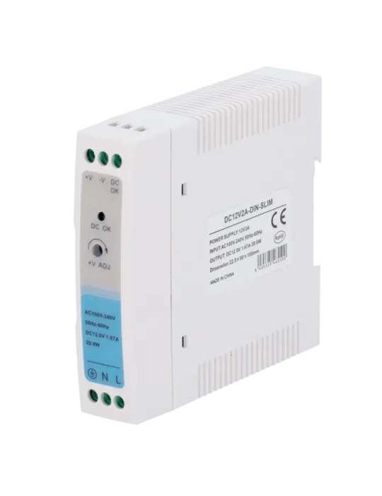 MARCA BLANCA Fuente de alimentación - Salida DC 12 V 1.67 A / 20 W - V