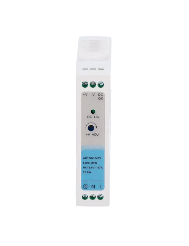 MARCA BLANCA Fuente de alimentación - Salida DC 12 V 1.67 A / 20 W - V