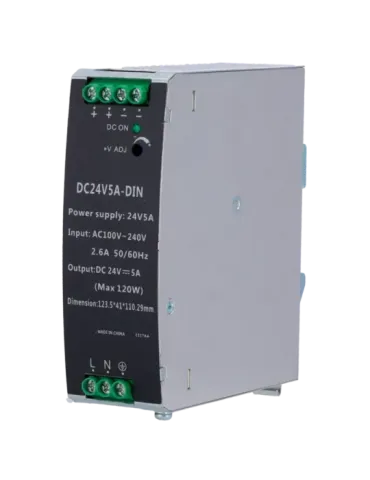 MARCA BLANCA Fuente de alimentación conmutada - Salida DC 24 V 5 A / 1