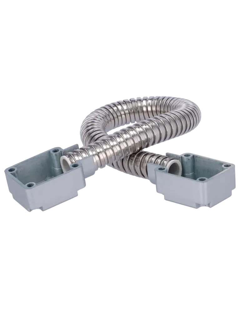 SIB Pasacables para puertas - Tubo flexible de 16 mm de diámetro - Mat