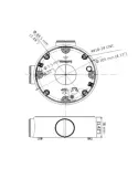 HIKVISION Caja de conexiones - Para cámaras bullet - Apto para uso ext