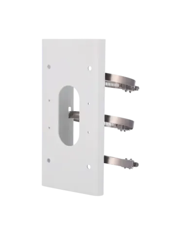 HIKVISION Soporte de poste Hikvision - Para cámaras Domo Motorizadas -