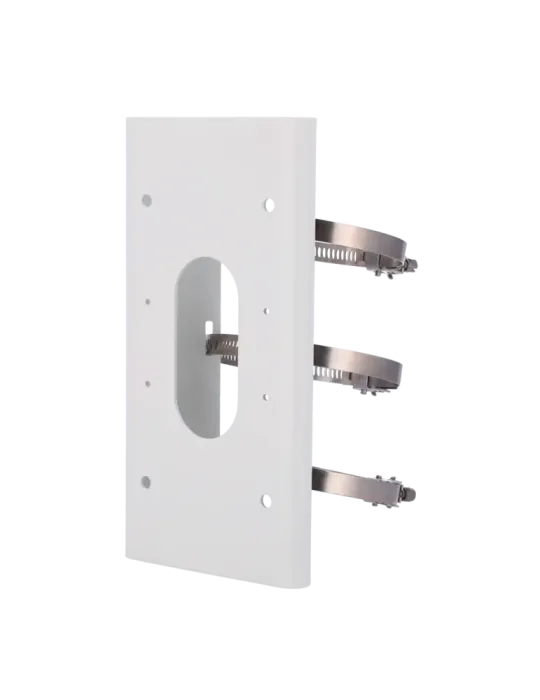 HIKVISION Soporte de poste Hikvision - Para cámaras Domo Motorizadas -