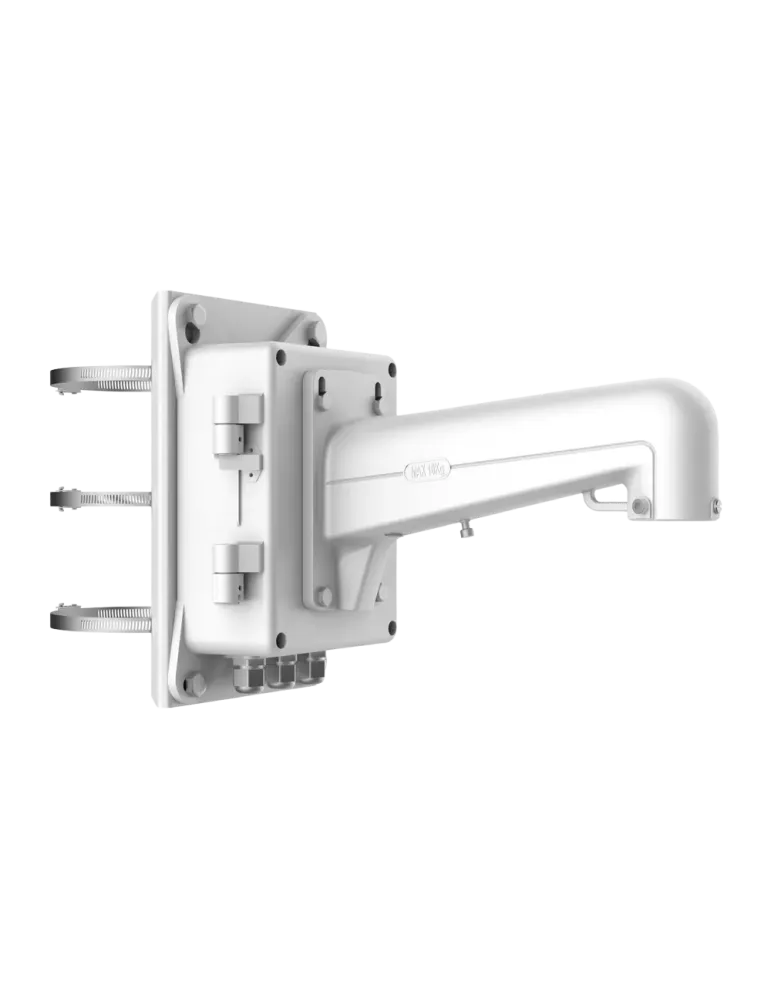 HIKVISION Soporte de poste - Caja de conexiones incluida - Apto para u