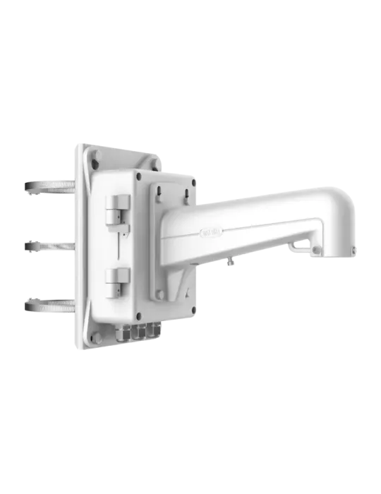 HIKVISION Soporte de poste - Caja de conexiones incluida - Apto para u