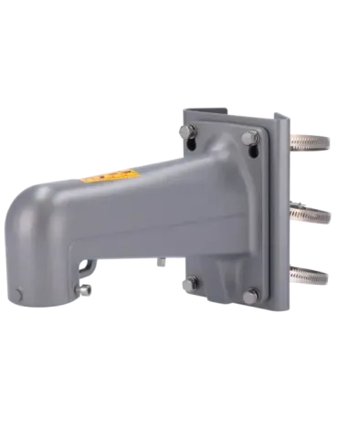HIKVISION Soporte de poste - Para domos motorizadas - Apto para uso en