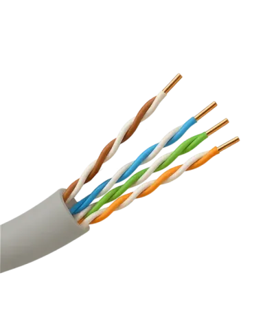 Hikvision cable UTP categoría 5E - Conductor OFC, 99,5% cobre - Diámet