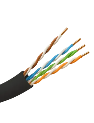 Hikvision cable UTP categoría 5E - Conductor OFC, 99,5% cobre - Materi
