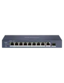 HIKVISION Switch Hi-PoE Hikvision - 8 puertos PoE + 1 Uplink RJ45 + 1