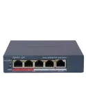 Hikvision Switch PoE Gestionable - 4 puertos PoE 802.3af/at + 1 Uplink