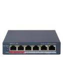 Hikvision PoE Switch Gestionable - 4 puertos PoE 802.3af/at + 2 Uplink