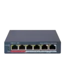 Hikvision PoE Switch Gestionable - 4 puertos PoE 802.3af/at + 2 Uplink