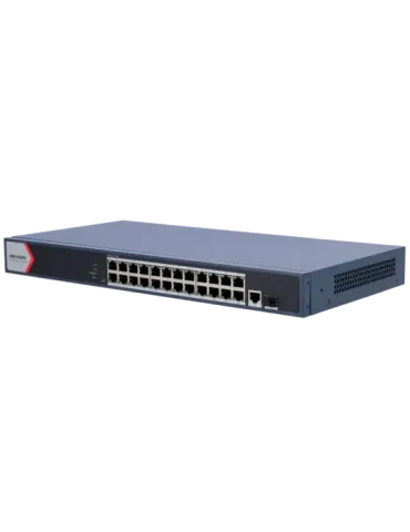 HIKVISION Switch PoE Hikvision - 24 puertos RJ45 GE + 1 puerto Gigabit