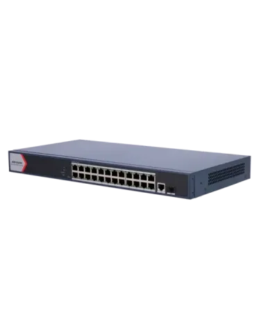 HIKVISION Switch PoE Hikvision - 24 puertos RJ45 GE + 2 puertos Gigabi