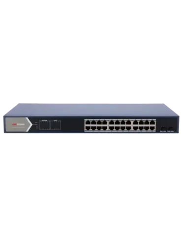 HIKVISION Switch PoE Hikvision - 24 puertos RJ45 GE + 2 puertos Gigabi