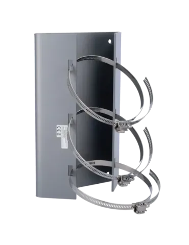 Hikvision - Soporte de poste - 314 mm × 197 mm × 198 mm - Acero inoxid