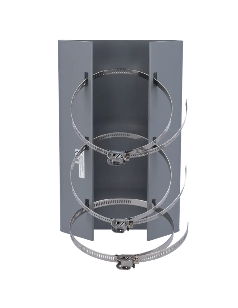 Hikvision - Soporte de poste - 314 mm × 197 mm × 198 mm - Acero inoxid