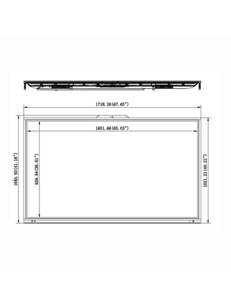 HIKVISION Pantalla colaborativa 75″ 4k DLED - Coeficiente de contraste