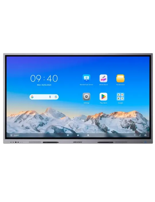 HIKVISION Monitor interactivo 98″ - Resolución 4K - Android 13 - Certi