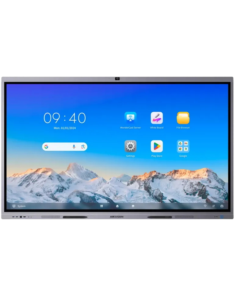HIKVISION Monitor interactivo 98″ - Resolución 4K - Android 13 - Certi