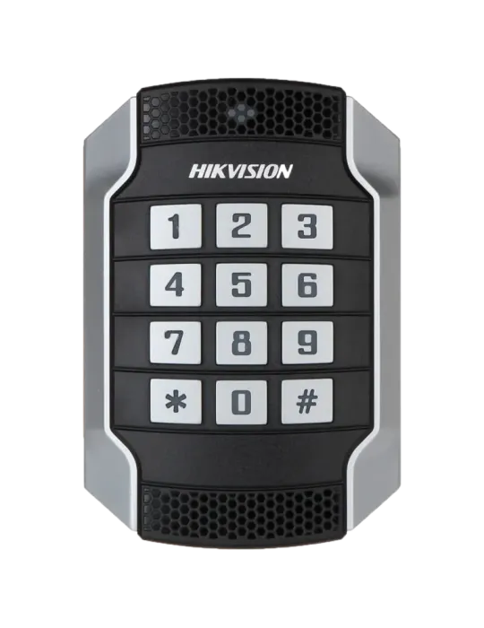 HIKVISION Lector de acceso - Acceso por tarjeta MF y PIN - Indicador L