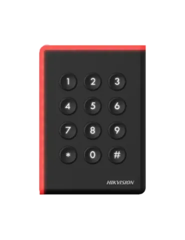 HIKVISION Lector de acceso - Acceso por tarjeta MF y PIN - Indicador L